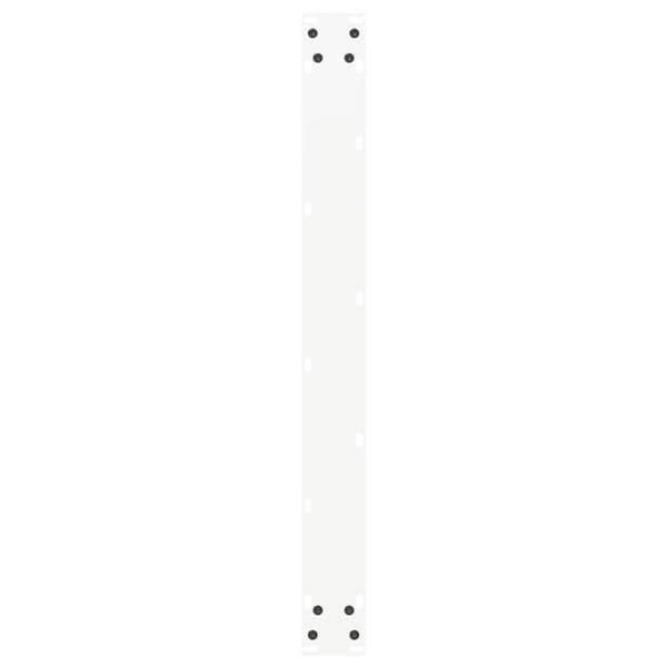 Matbordsben U-formade 3 st vita 80x(72-73) cm stål