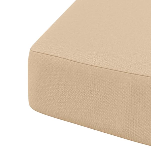 1-delad Sittkudde SOEST 100% Polyester Gräddvit 45 x 45 x 7 cm