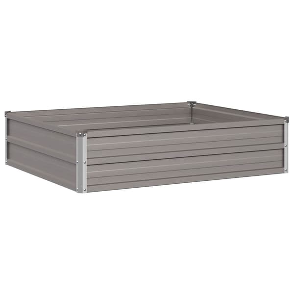 Höjd Trädgårdsbädd Rostig 100 x 80 x 24 cm corton