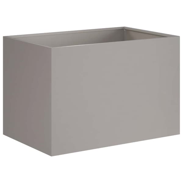Trädgårdsplanterare 2 st Rostig 60 x 40 x 40 cm