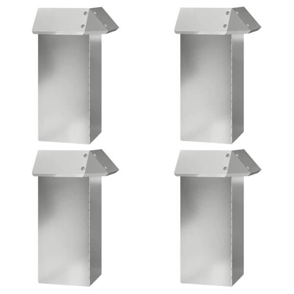 Snigelstaket 8 pcs Silver Galvaniserat Stål