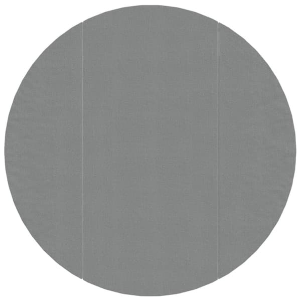 Bottenmatta ljusgrå Ø366 cm polyester geotextil