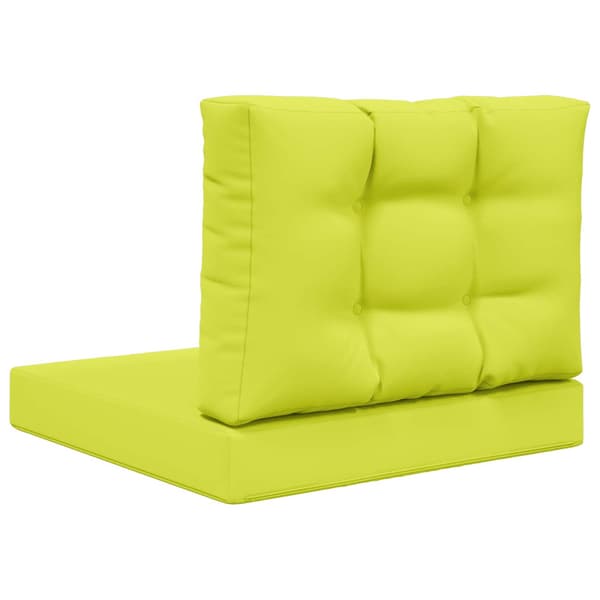 Utomhus Soffa Kudde 2 pcs Grön Polyester