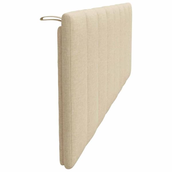 Headboard Cushion "Hanko" Cream 160 cm Fabric