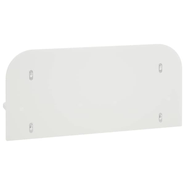 Vägg hylla 2 st Vit högglans 80,5 x 13,5 x 37,5 cm
