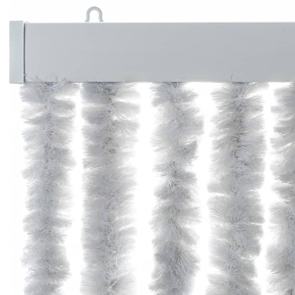Insektsgardin grå 90x220 cm chenille