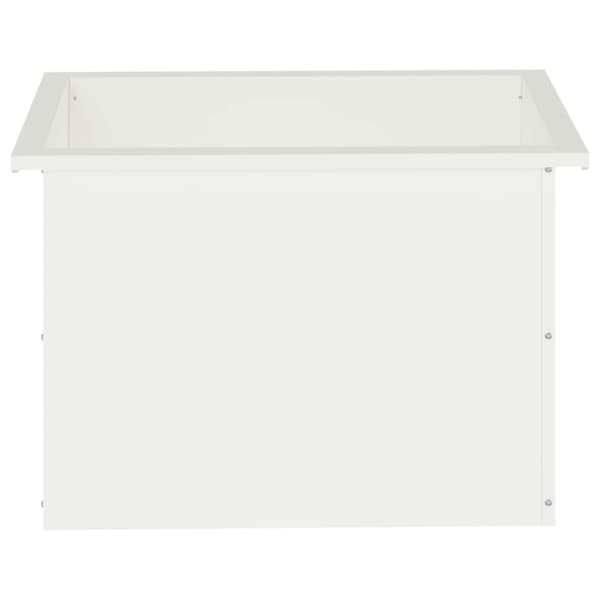 Odlingslåda med LED Vit 40 x 60 x 40 cm Stål