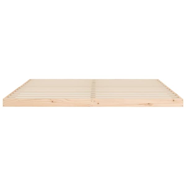 Sängram 200x200 cm massiv furu