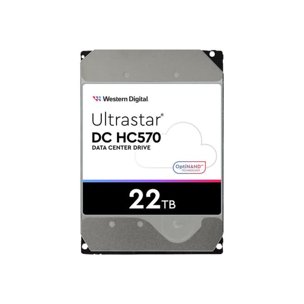 WD Ultrastar DC HC570 - hårddisk - 22 TB - SATA 6Gb/s