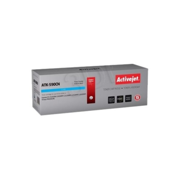 ActiveJet ATK-590CN Supreme version - cyan - kompatibel - tonerkassett (alternativ för: Kyocera TK-590C)