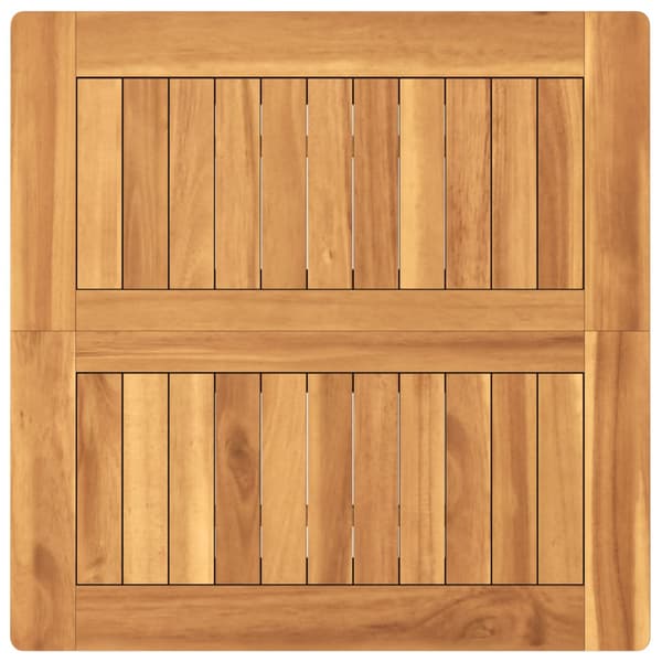 Utomhus Bar Set 3 pcs Obehandlad Massivt teakträ