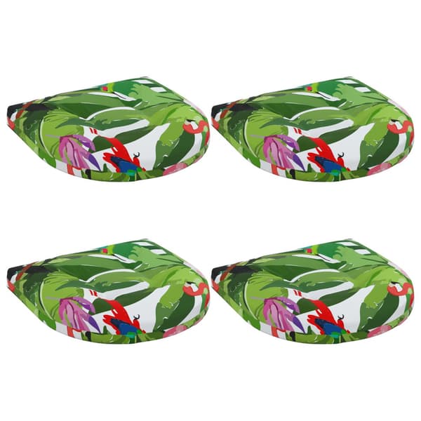 4-delade Sittdynor 4 st 100% Polyester Flerfärgsdesign