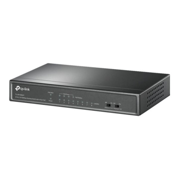 TP-Link TL-SF1008LP - V1 - switch - 8 portar - ohanterad Svart