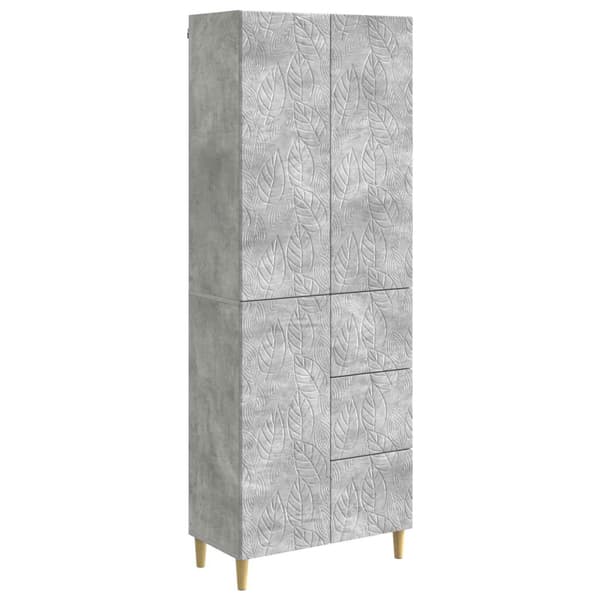 2 pcs Betonggrå