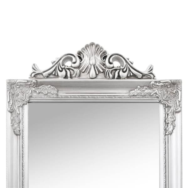 Fristående spegel silver 45x180 cm