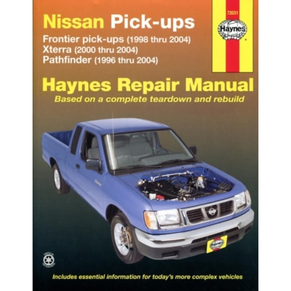 Nissan Frontier, Xterra & Pathfinder (9604) covering Frontier Pick-up (98-04), Xterra (00-04) & Pathfinder (96-04) Haynes Repair Manual (USA) (inbunde