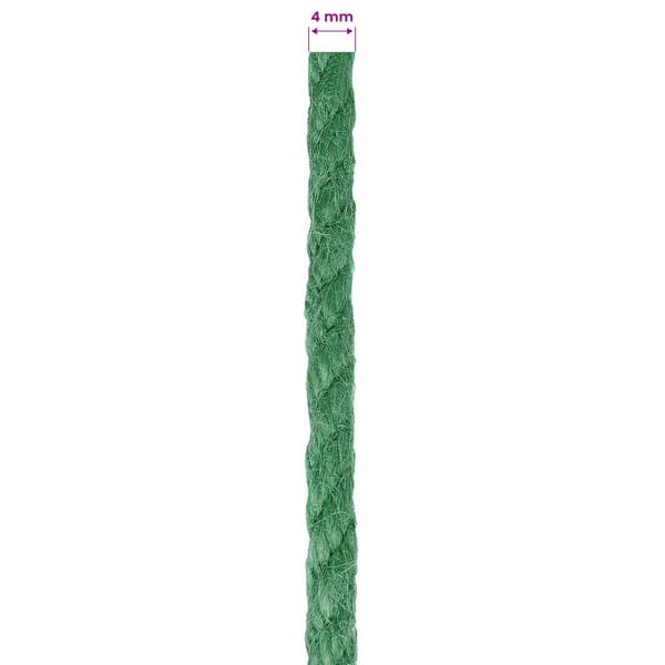 4 mm Grön 100% Tossa jute