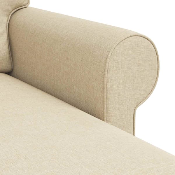 Soffa Kräm 215 x 138 x 80 cm tyg