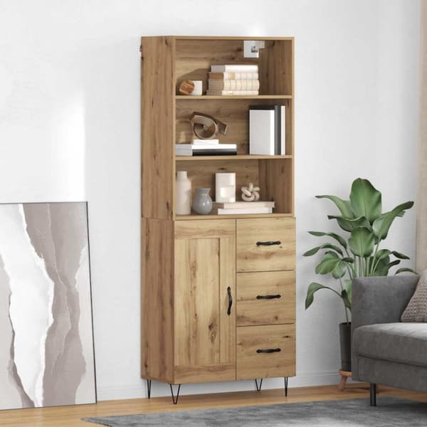 Skåp med låda 2 pcs Artisan Ek Konstruerat trä