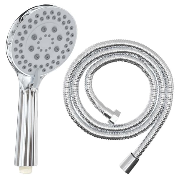 Duschhuvud Set Krom 150 cm Rostfritt stål