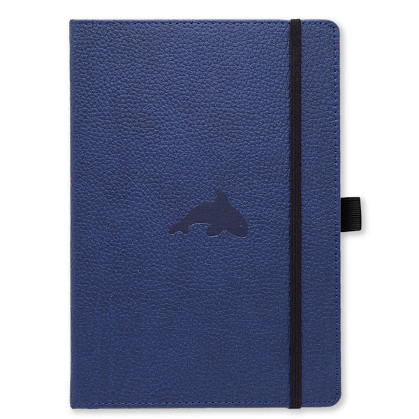 Dingbats* Wildlife A5+ Dotted - Blue Whale Notebook