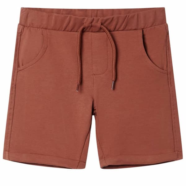 Barnshorts med snöre brun 116