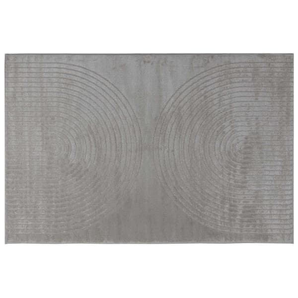 Områdesmattor Rektangulär GALATI Grå 280 x 200 cm Polyester