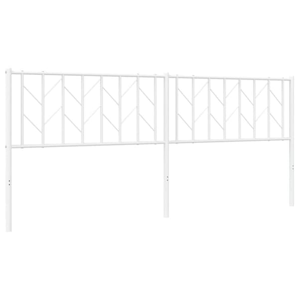 Ersättningsgavel metall vit 200 cm