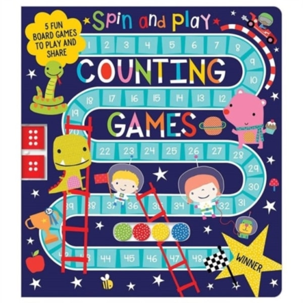 BOARD BOOK SPIN & PLAY COUNTING GAMES (inbunden, eng)