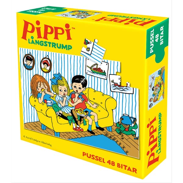 Pippi Långstrump minipussel : 48 bitar