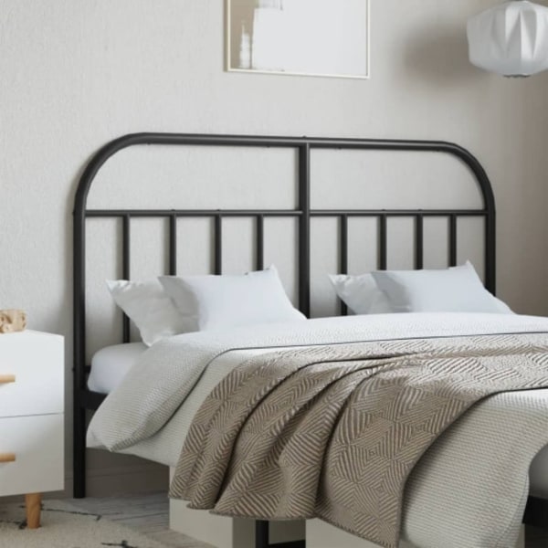 Huvudgavel metall svart 150 cm