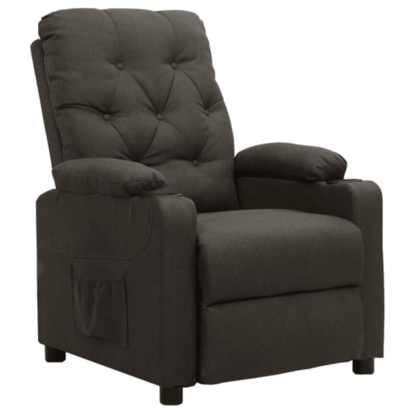 Reclinerfåtölj taupe tyg