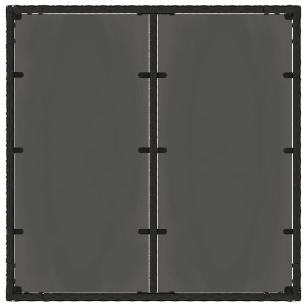 Utomhusmatbord 5 pcs Ljusgrå och mörkgrå 90 x 90 x 75 cm