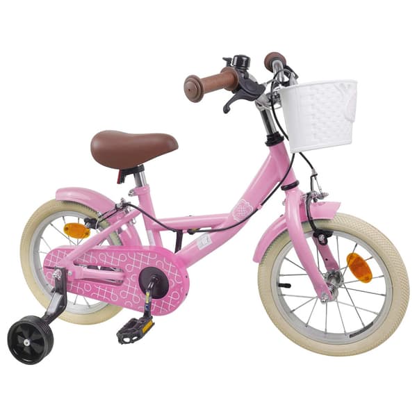 Barncykel 12 Tum för 2-4 åringar Ljusrosa