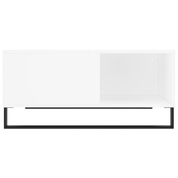 Soffbord vit 80x80x36,5 cm konstruerat trä