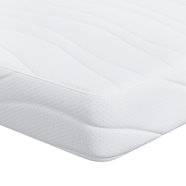 Madrass Vit 80 x 160 cm Jacquardtyg