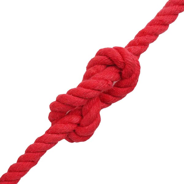 Rep Röd 1 x 1 x 10000 cm Bomull