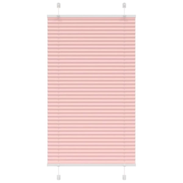 Plisserad persienn rosa 70x150 cm tyg bredd 69,4 cm polyester