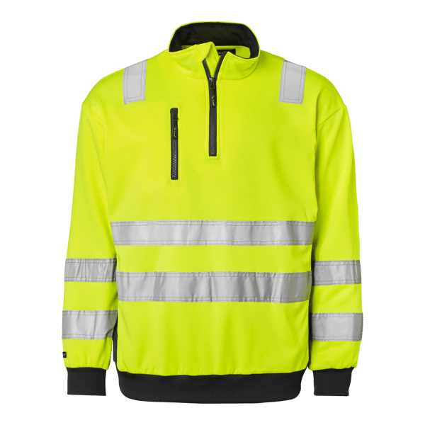 136 Sweat Fluorescent yellow/navy Unisex