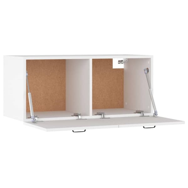 Väggskåp vit 80x36,5x35 cm konstruerat trä