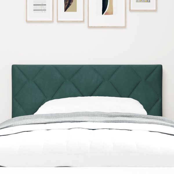 LED huvuddyna Mörkgrön 100 cm Sammet
