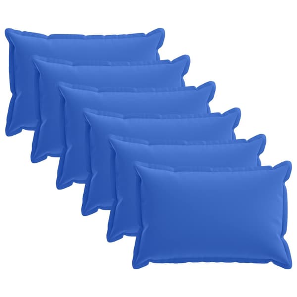 Kudde med kudde HOUTEN 6 st Kungsblå Polyester
