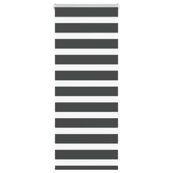 Rullgardin zebra svart 65x150 cm tyg bredd 60,9 cm polyester