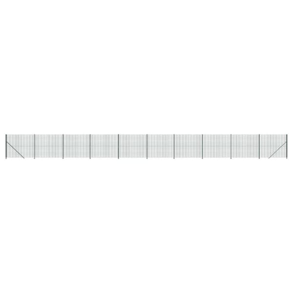 Stängsel med stolpsko grön 2,2x25 m
