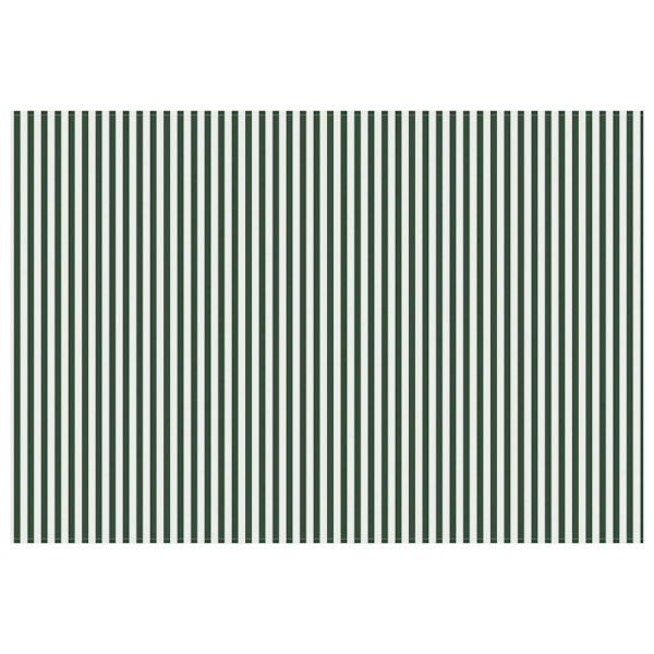 Markisväv Grön och Vit 350 x 250 cm Polyester