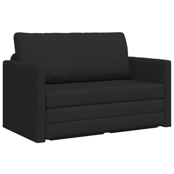 Soffsäng 110cm Svart tyg