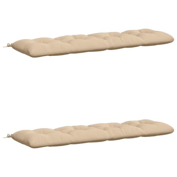 Bänk Kuddar VIANEN 2 st 100% Polyester Gräddvit