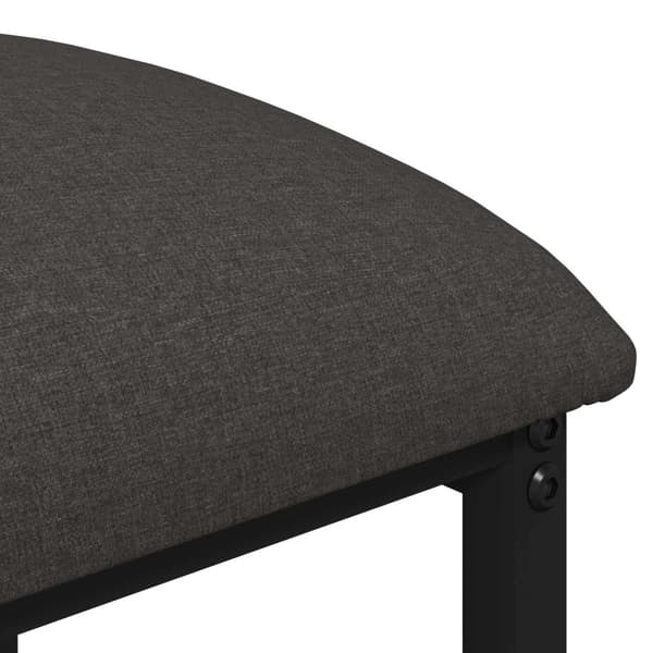 Barpall Mörkgrå 40 x 32 x 74 cm Konstruerat trä
