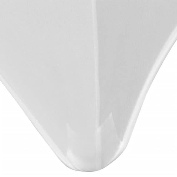 Bordsöverdrag stretch 2 st vit 120x60,5x74 cm