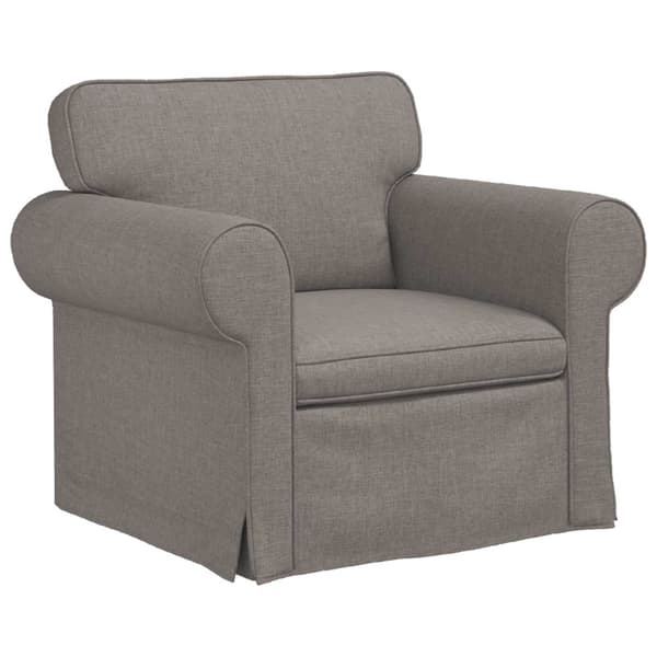Soffa Taupe 95 x 82 x 80 cm tyg